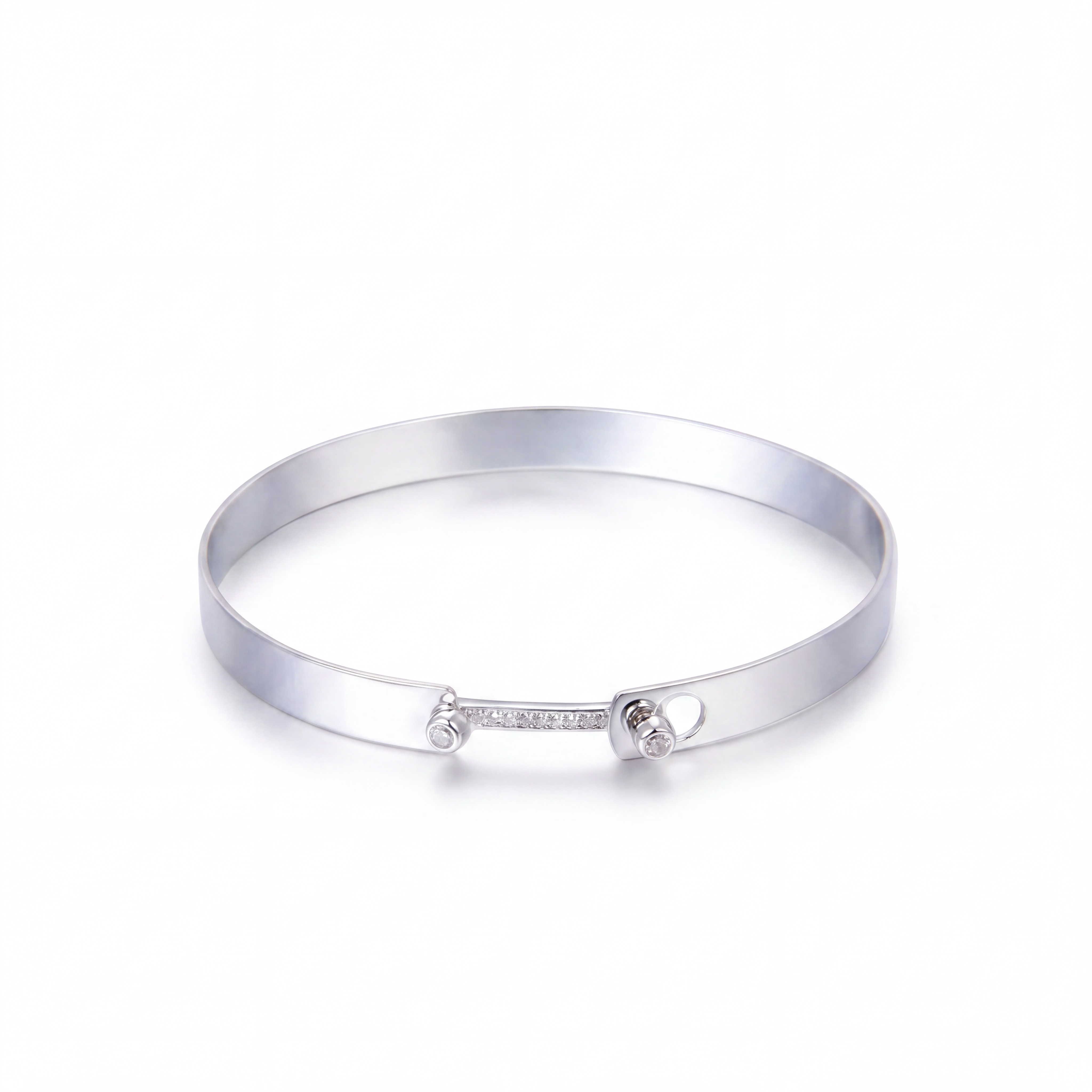 BRACELET JONC SERTI