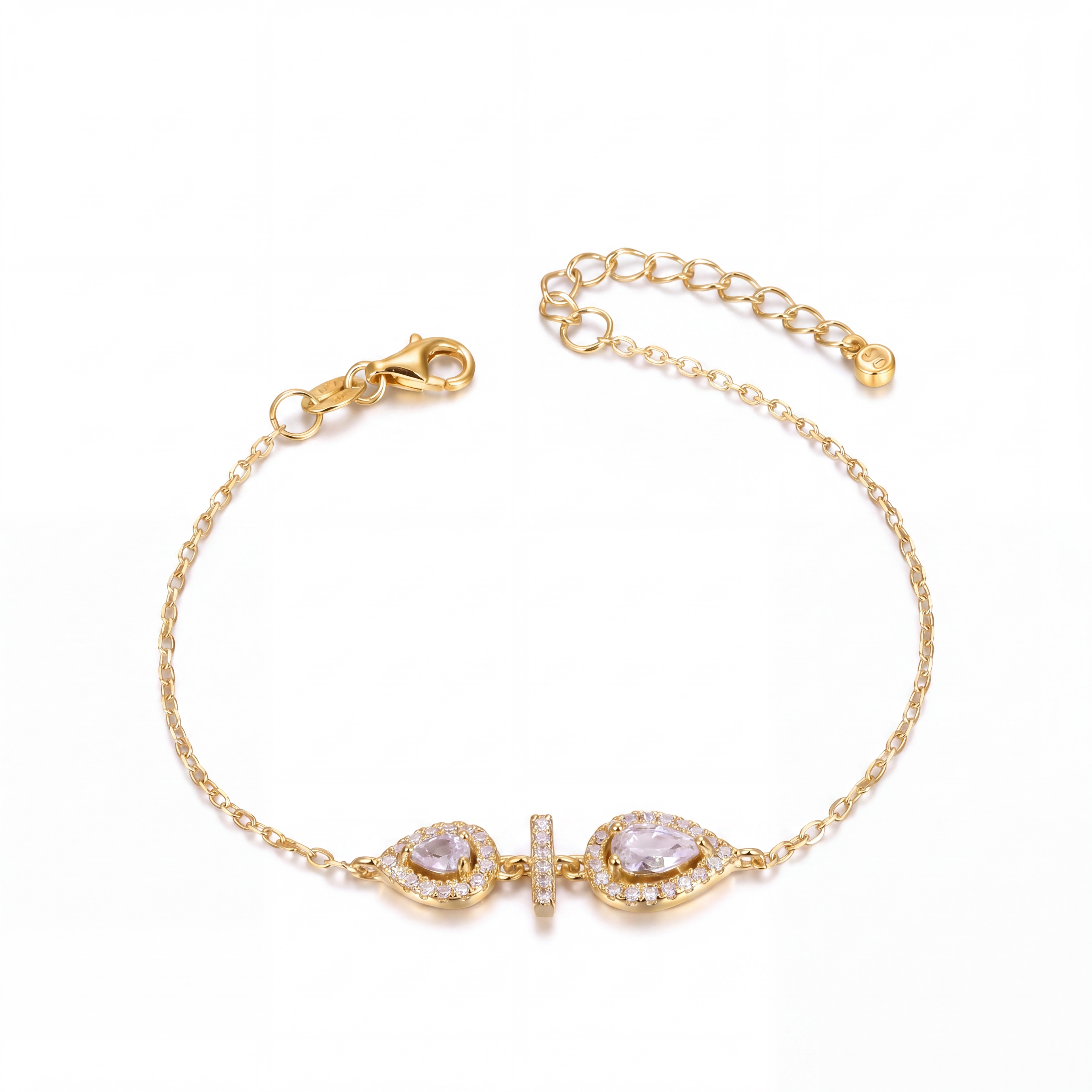 BRACELET GÉMEAUX POIRE