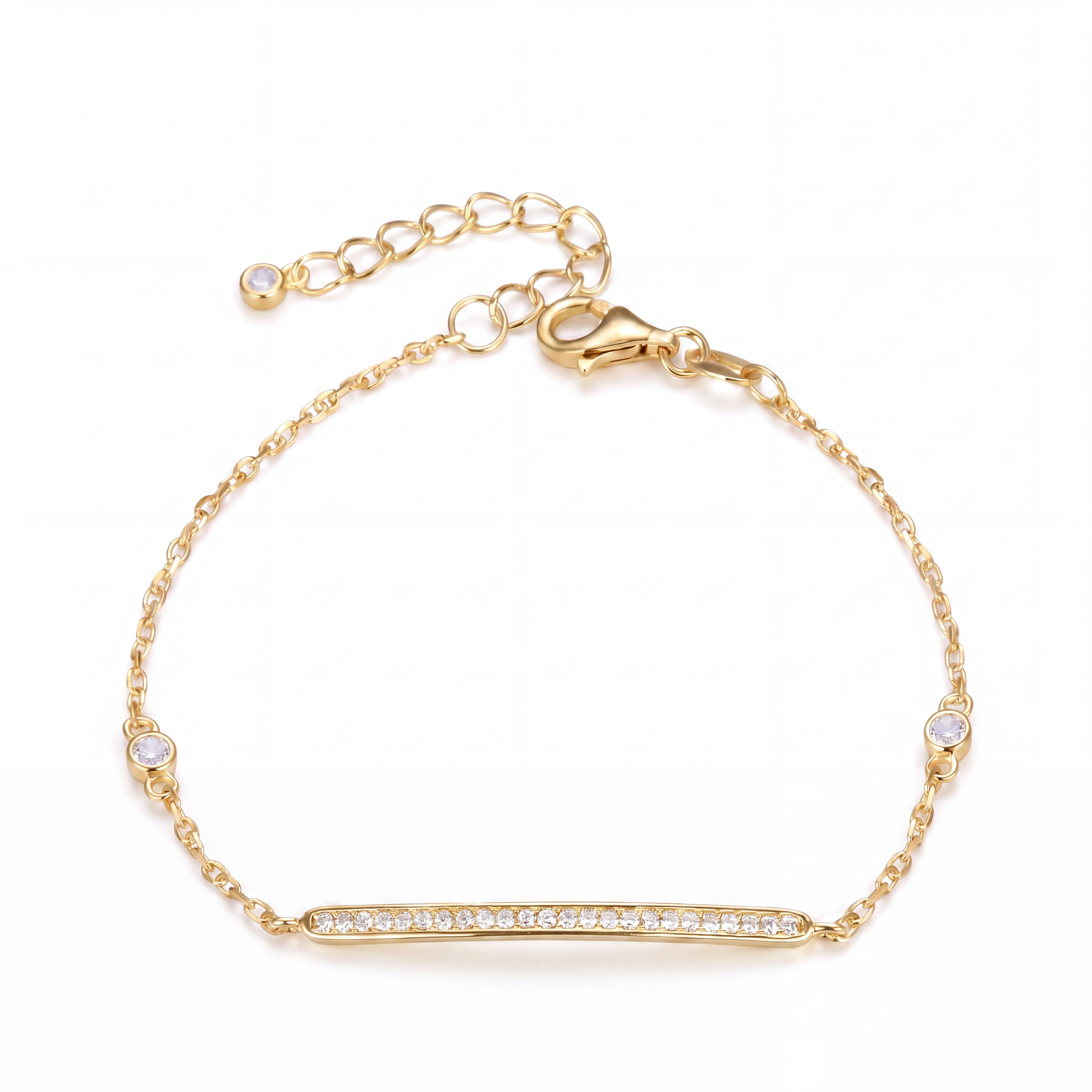 BRACELET BARRE PAVÉE