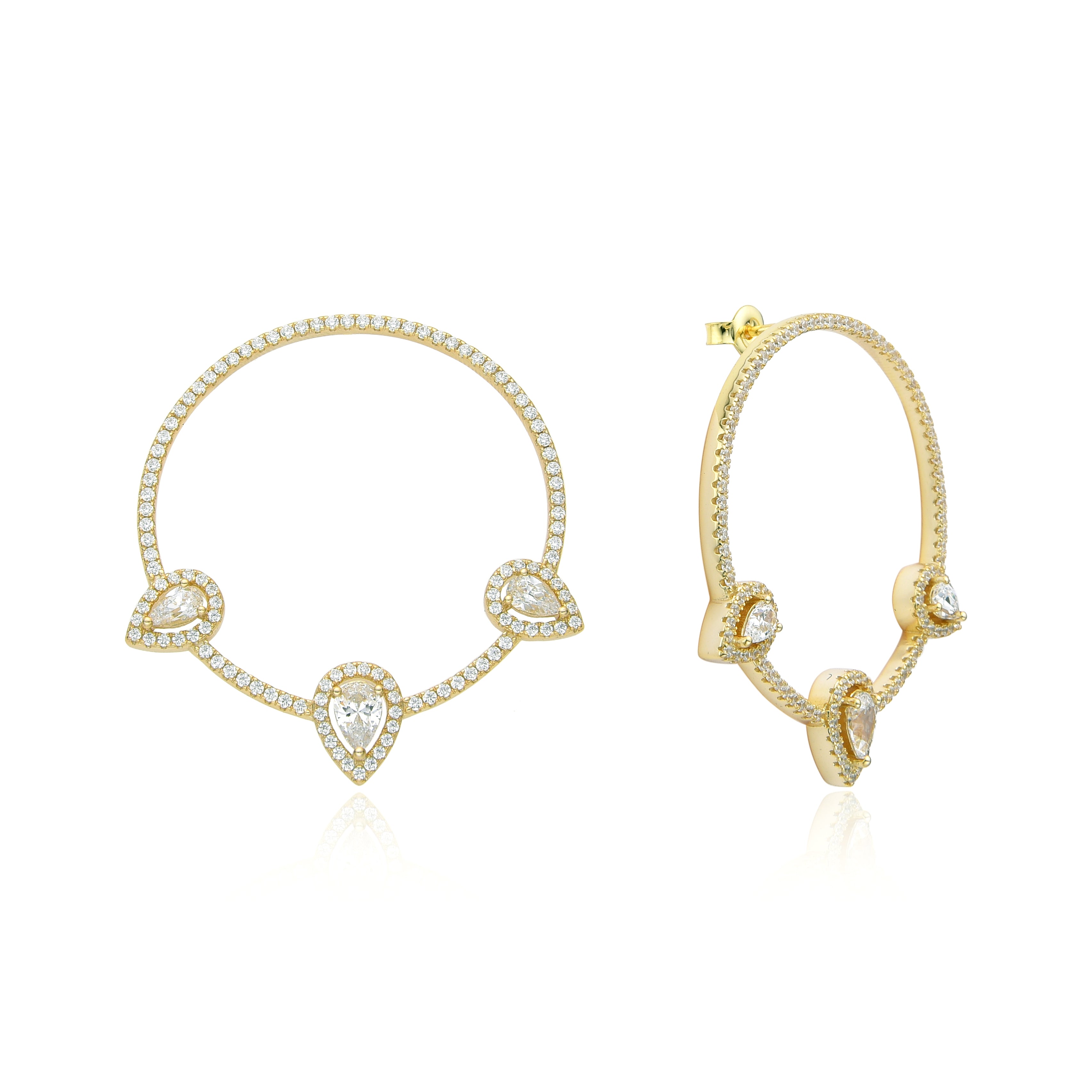 PENDIENTES CRIOLLOS DE PERA