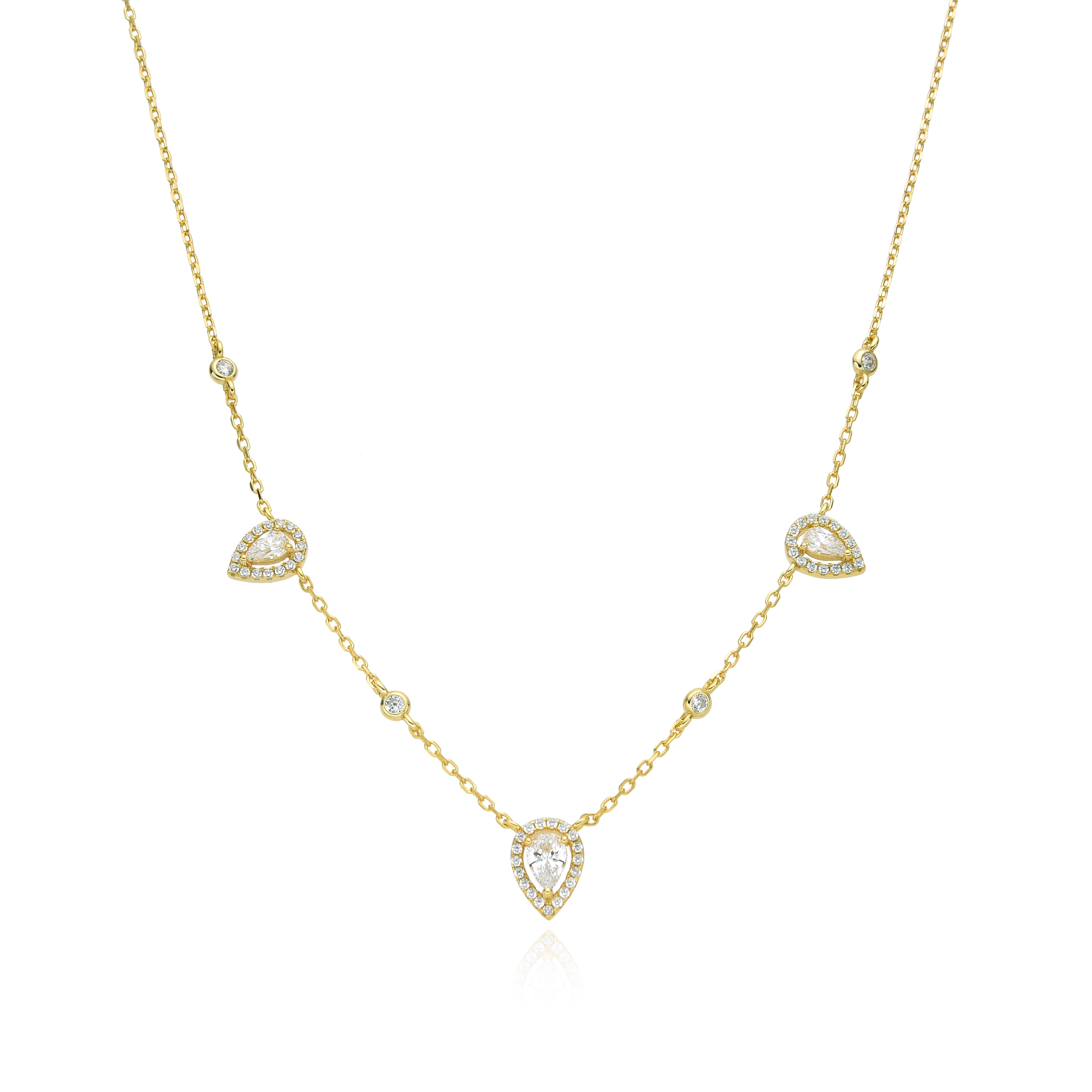 COLLAR DE TRIPLE PERA