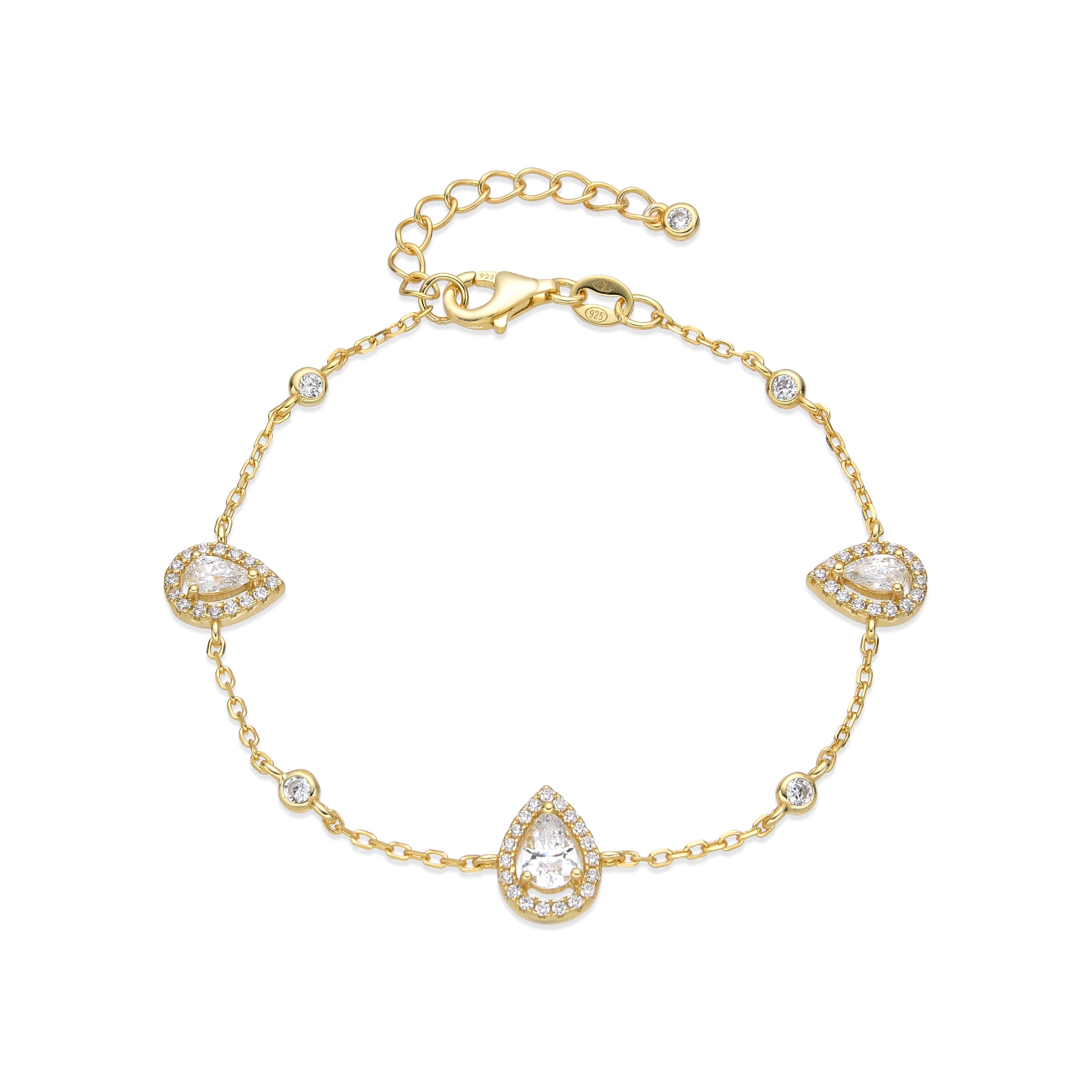 PULSERA TRIPLE PERA