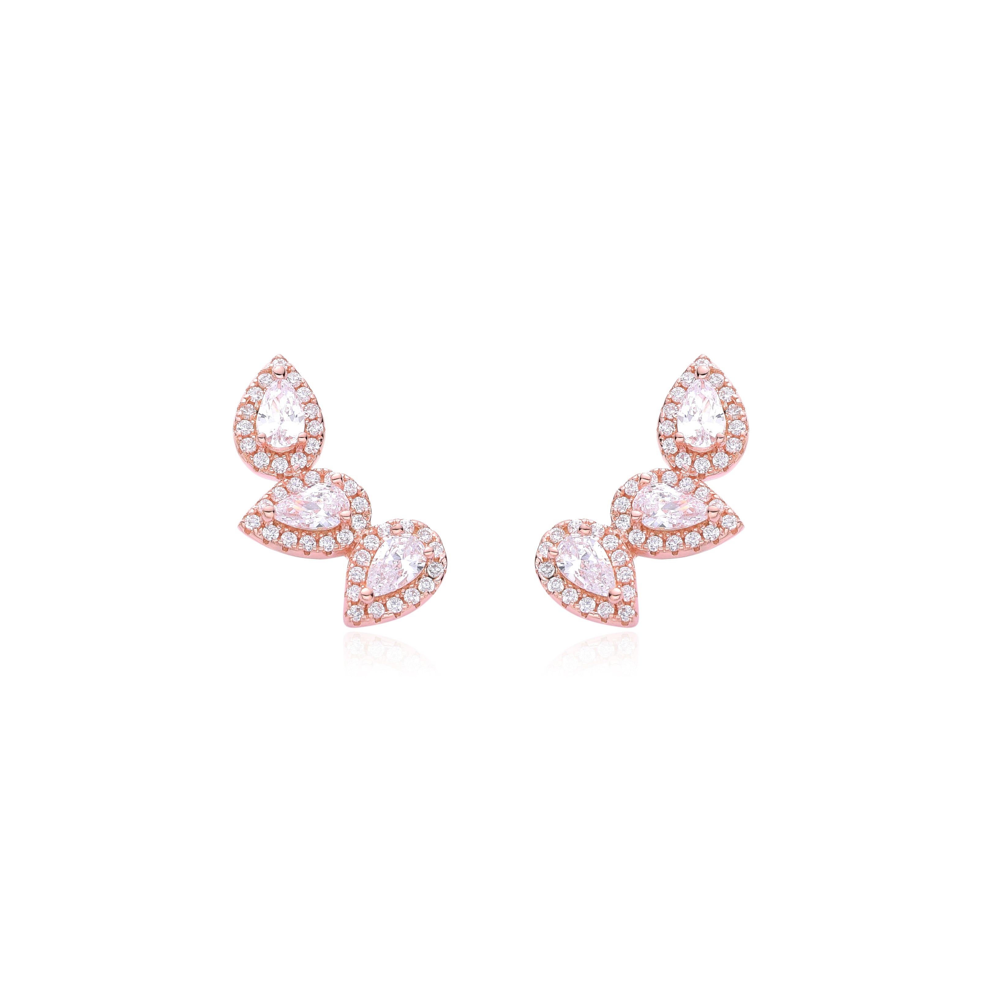 PENDIENTES DE TRIPLE PERA