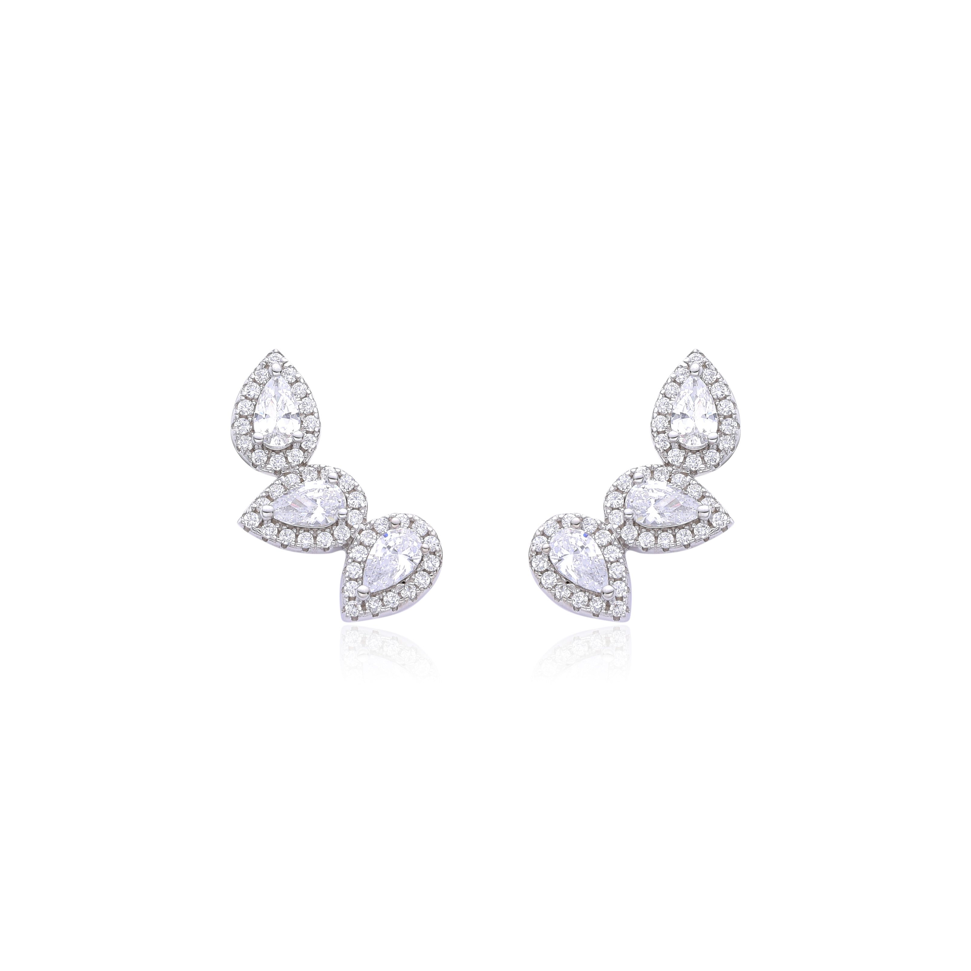 PENDIENTES DE TRIPLE PERA