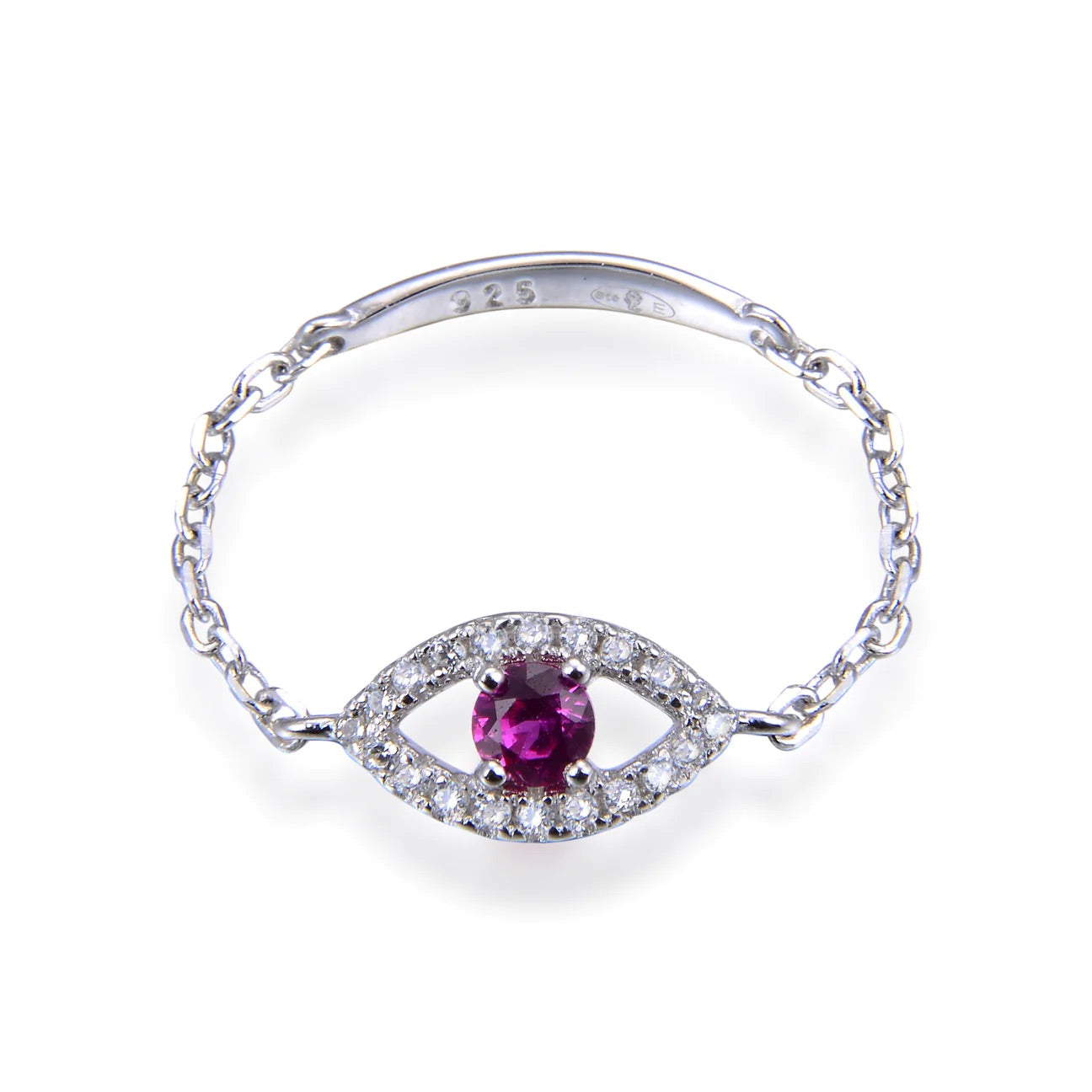 ANILLO DE CADENA CON OJOS