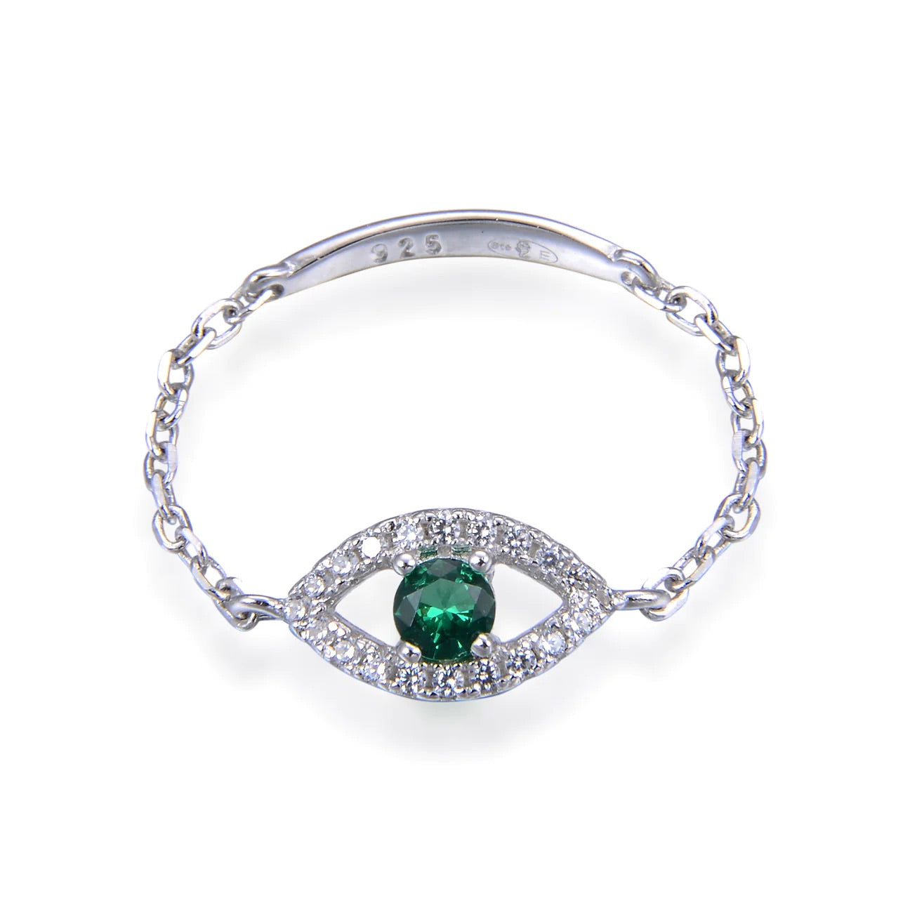 ANILLO DE CADENA CON OJOS