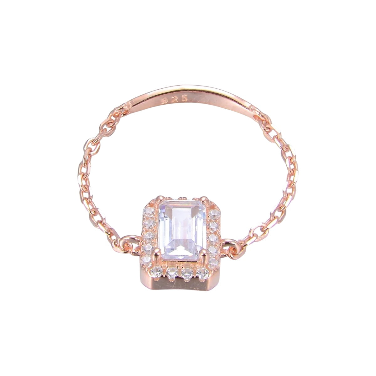 ANILLO CADENA ESMERALDA