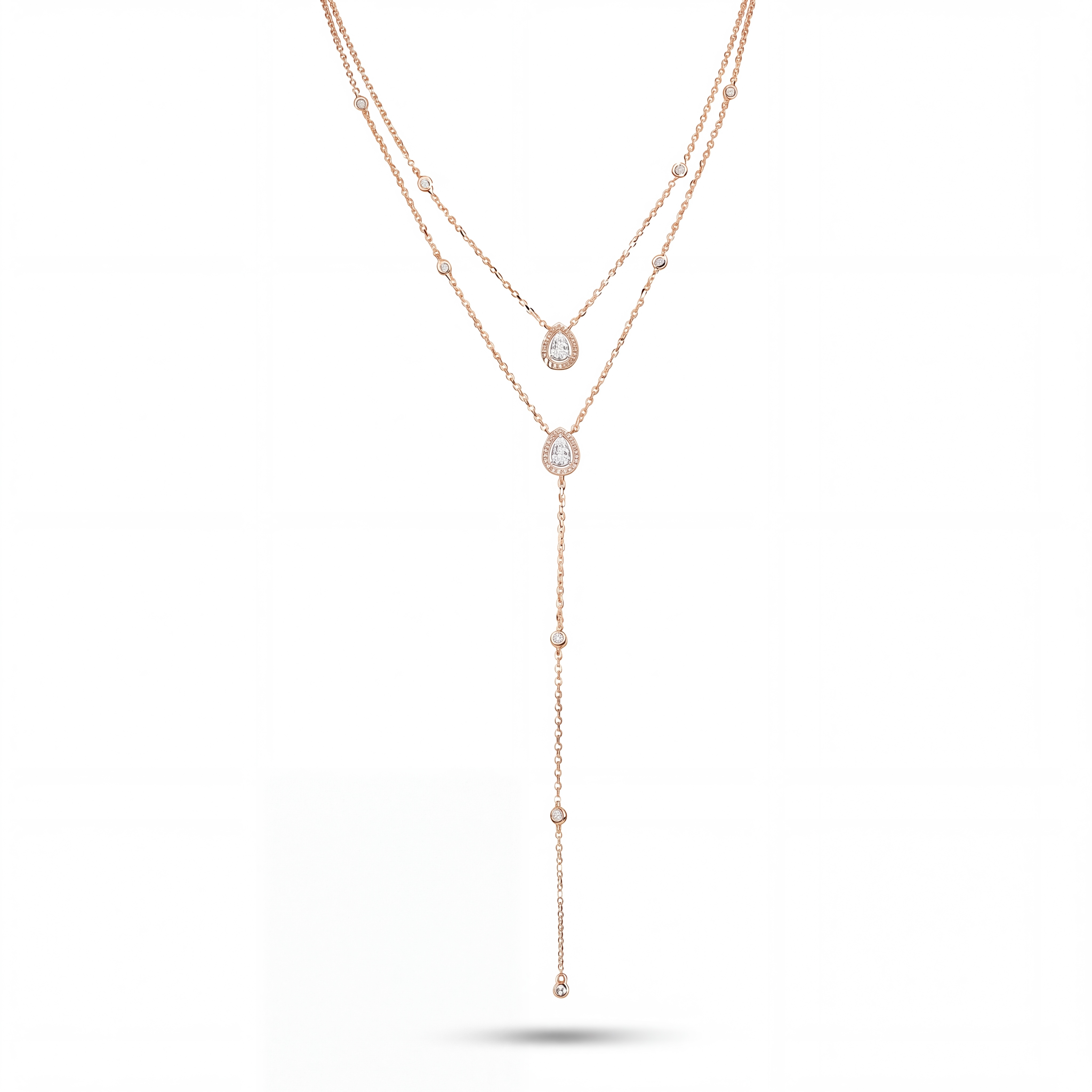 SAUTOIR DOUBLE RANG POIRE