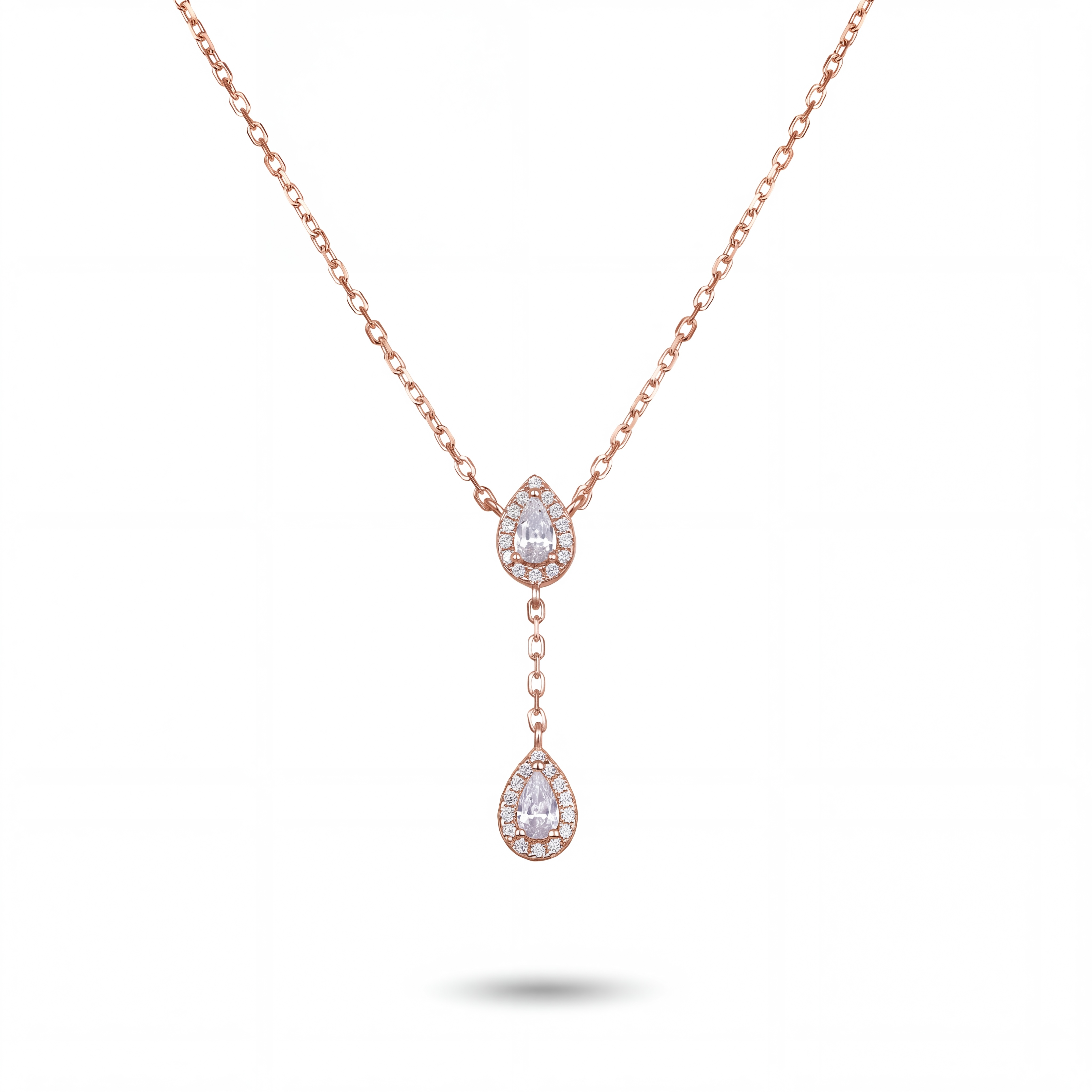 COLLIER DOUBLE POIRE