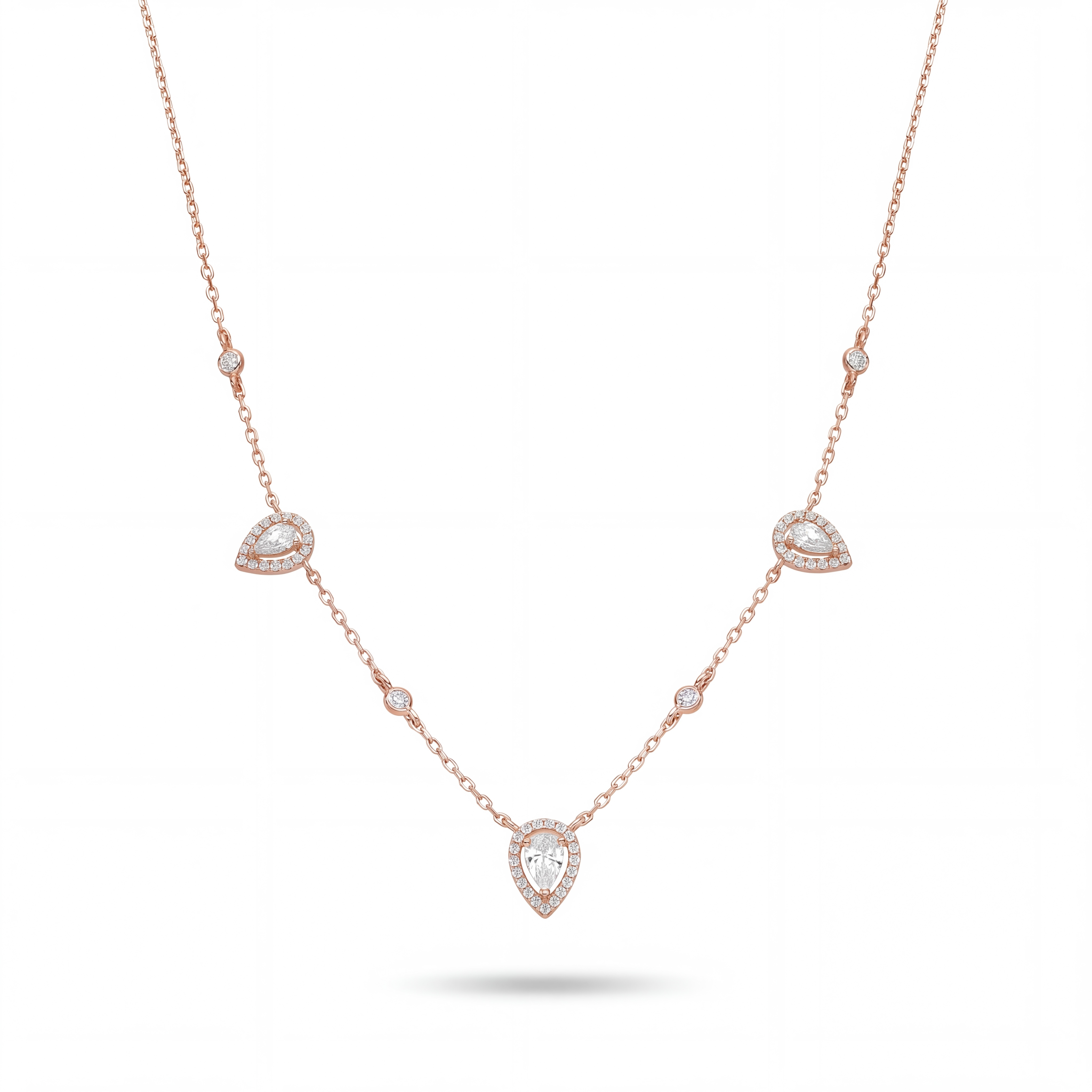 COLLIER TRIPLE POIRE