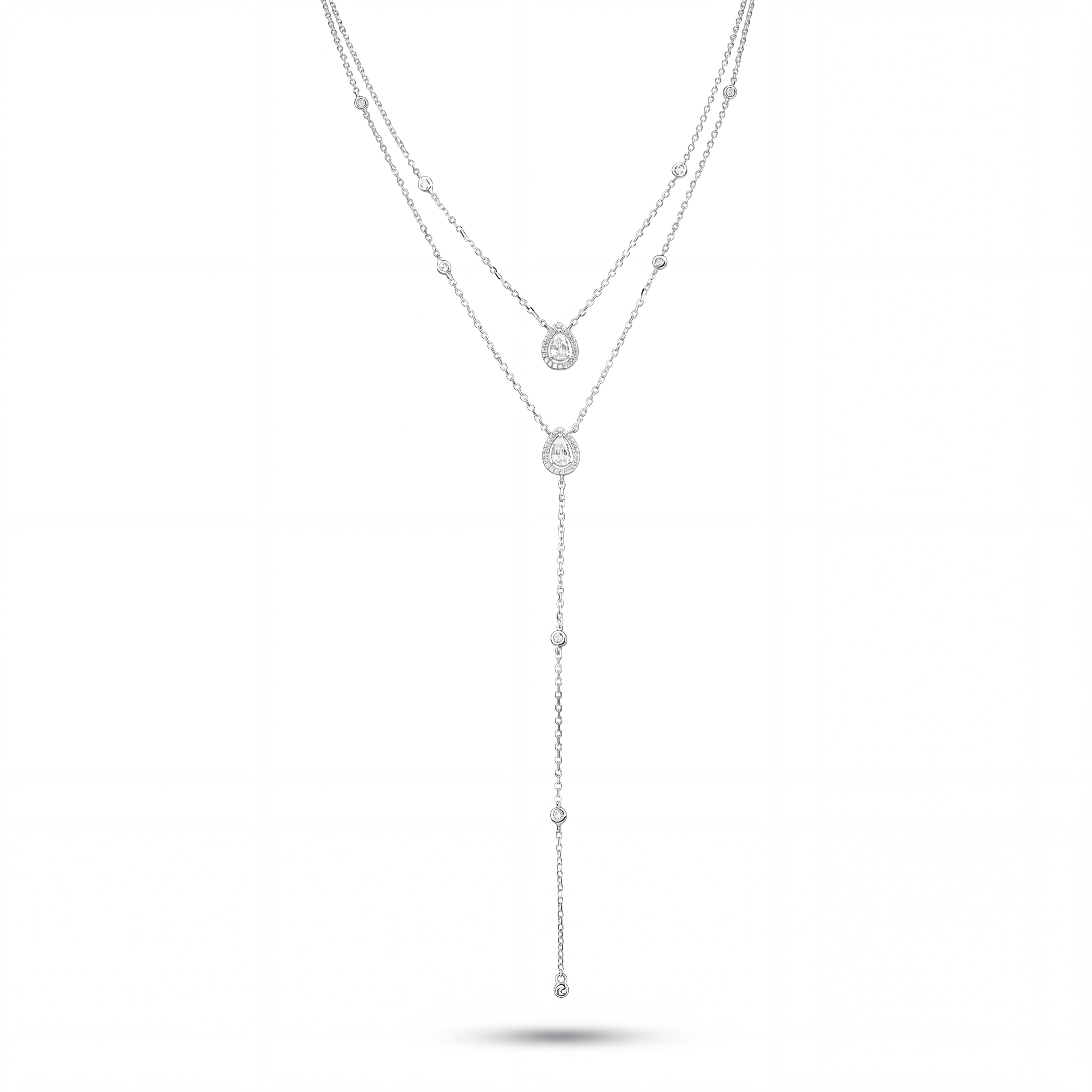 SAUTOIR DOUBLE RANG POIRE