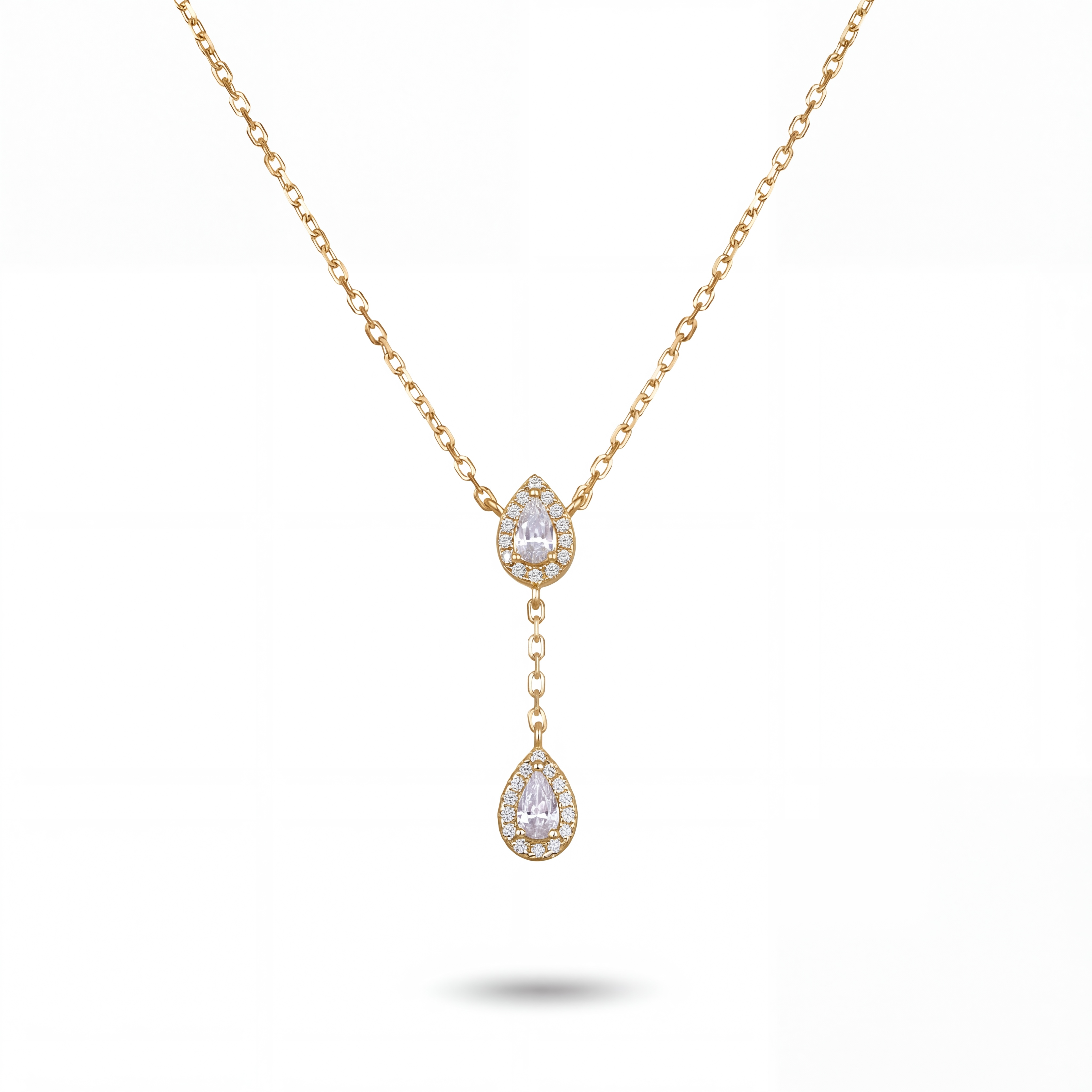 COLLIER DOUBLE POIRE